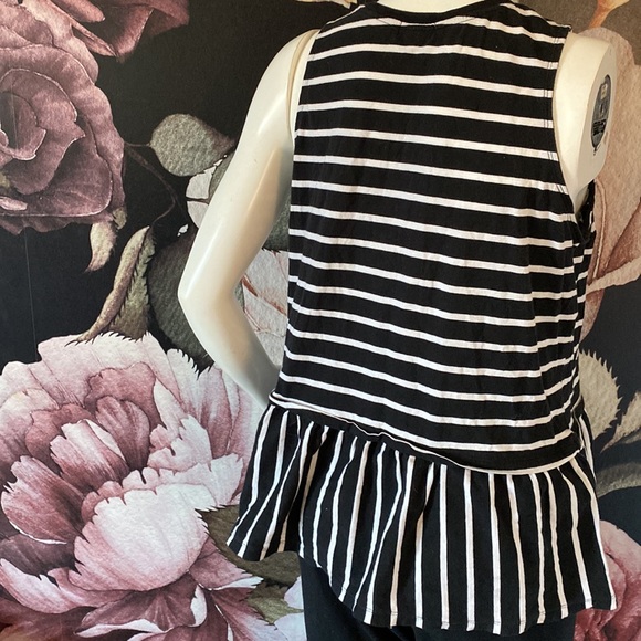 Striped Flowy Tank - Picture 3 of 3